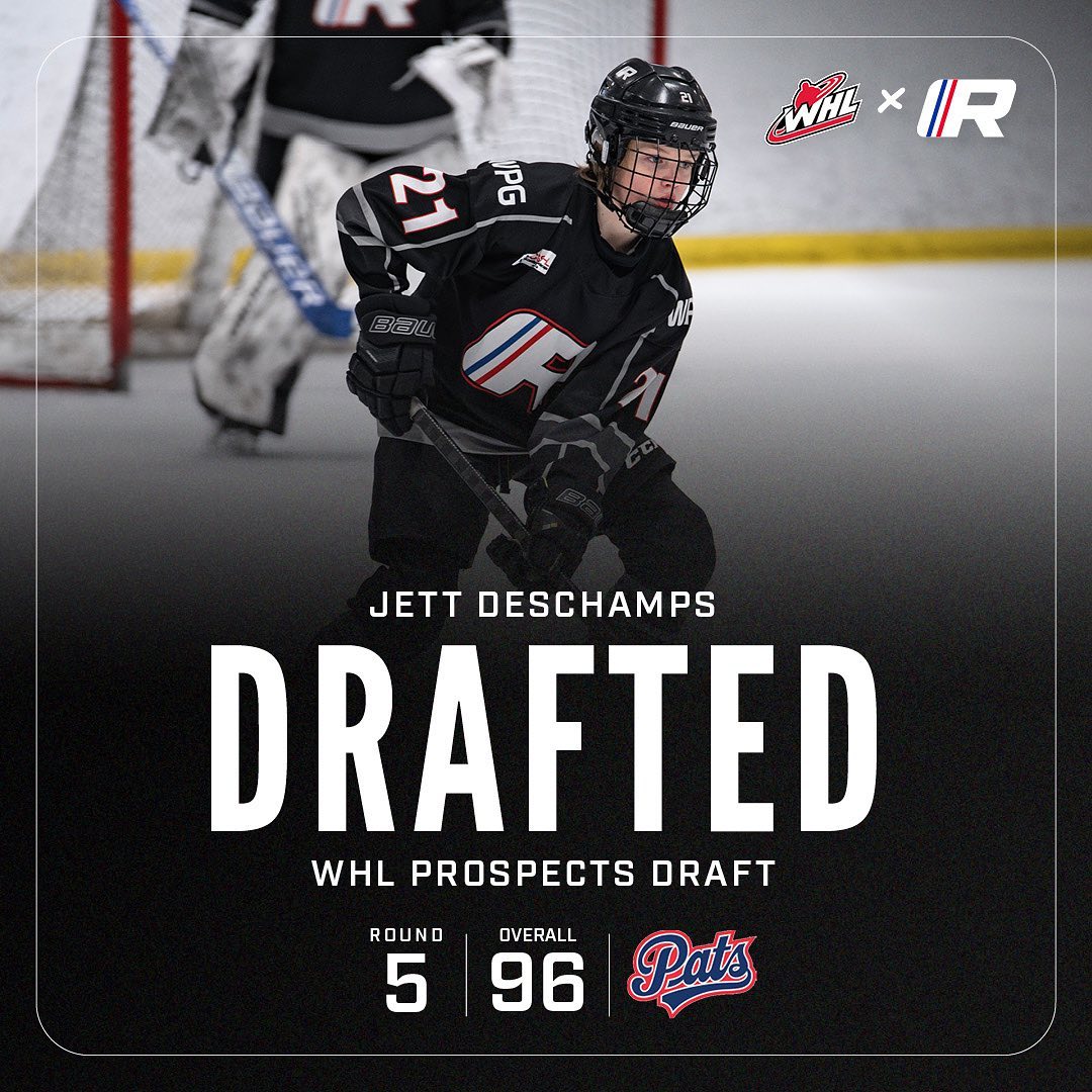 Jett Deschamps RINK Hockey Academy Winnipeg WHL Prospects Draft