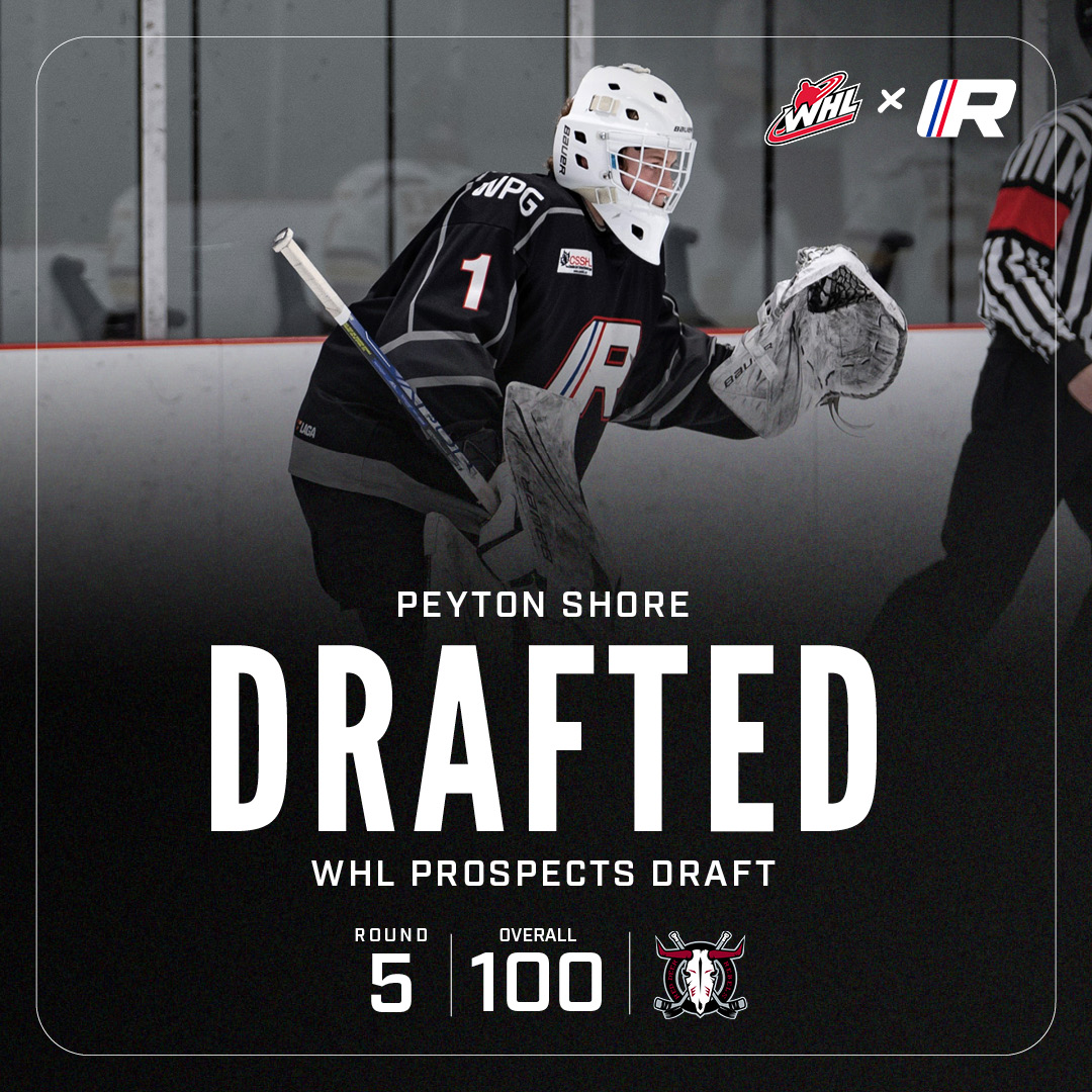 Peyton Shore RINK Hockey Academy Winnipeg WHL Prospects Draft