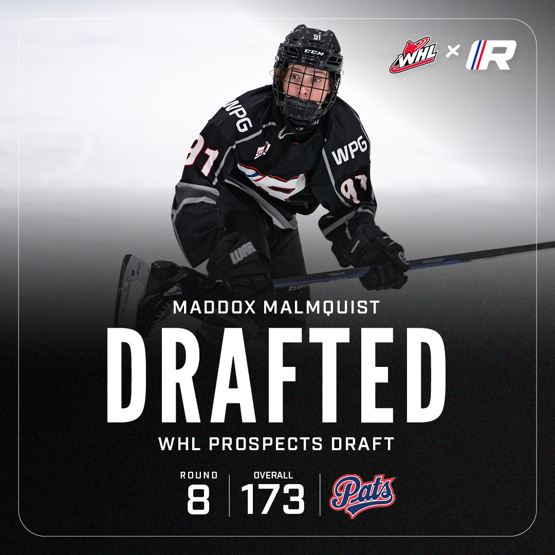Maddox Malmquist RINK Hockey Academy Winnipeg WHL Prospects Draft