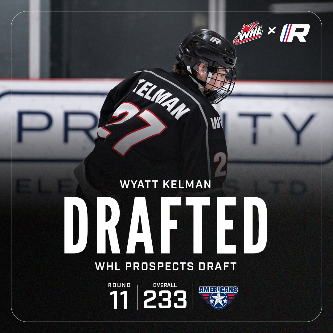 Wyatt Kelman RINK Hockey Academy Winnipeg WHL Prospects Draft